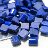 Echter Lapis Lazuli Carree Cabochon 0.8ct 5x5mm