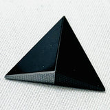 Echtes Mosaik Dreieck aus Onyx und Hämatit 8.09ct 20x20x20mm