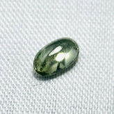 Echter Grüner Ovaler Zirkon Cabochon 0.59ct 5.9x3.7mm