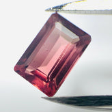 Echter Pink Turmalin Octagon 1.0ct 7.1x4.9mm