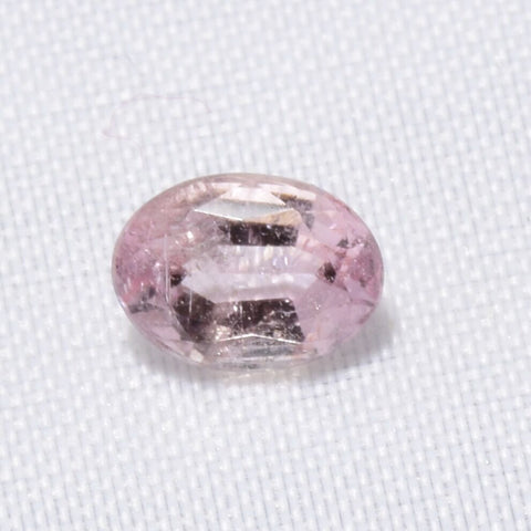 Echter Pink Turmalin Oval 0.85ct 6.5x4.7mm